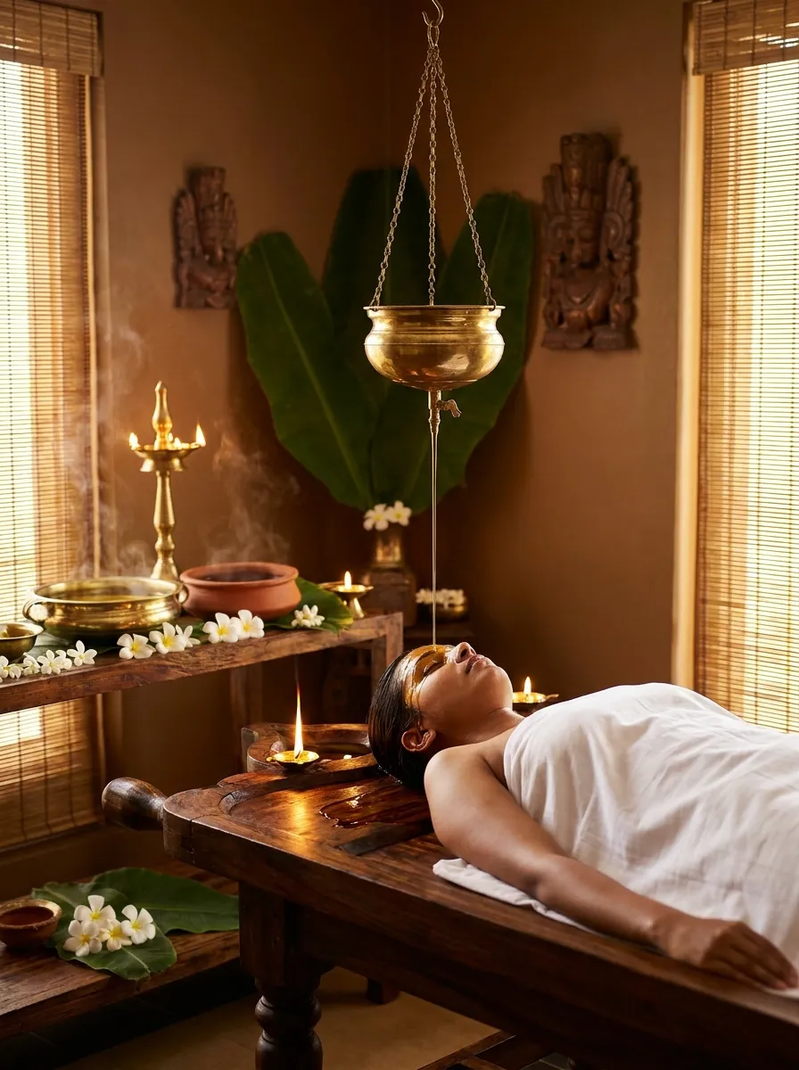 Traditional herbal medicine preparation with fresh turmeric and sandalwood at Seth Arana